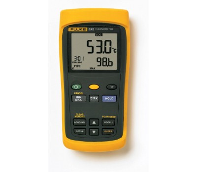 Одноканальный цифровой термометр Fluke 53-2 B 50HZ