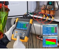 Трехфазный анализатор качества электроэнергии и работы электродвигателей Fluke 438 II